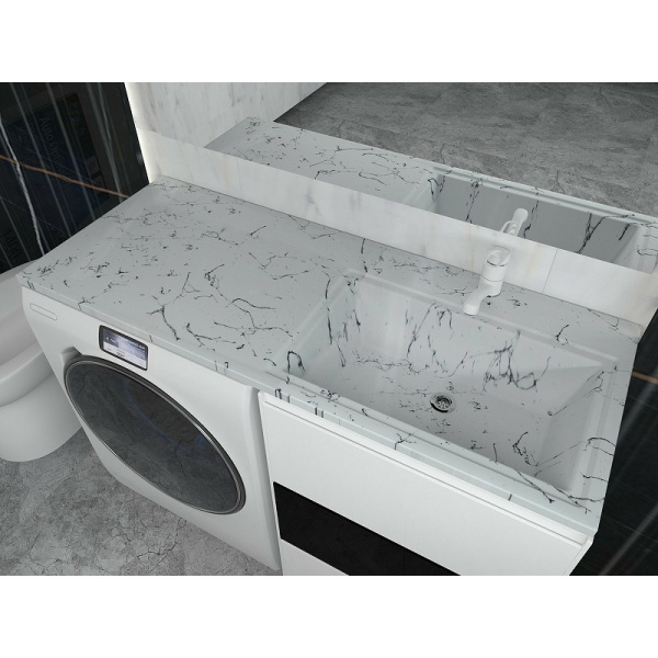 Раковина над стиральной машиной (120х48) Stella Polar Мадлен 120 SP-00001153 правая