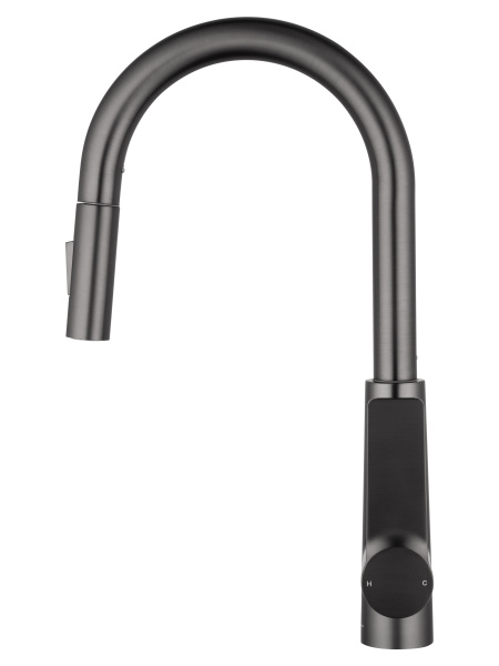 Смеситель для кухни с выдвижным изливом WONZON & WOGHAND, темный графит WW-A20782-BGG Смеситель для кухни с выдвижным изливом WONZON & WOGHAND, темный графит WW-A20782-BGG