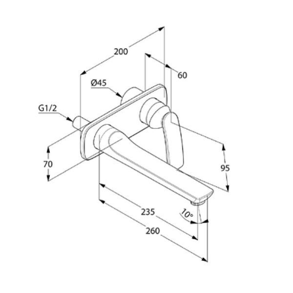 Смеситель для раковины Kludi Balance 522470575 Смеситель для раковины Kludi Balance 522470575