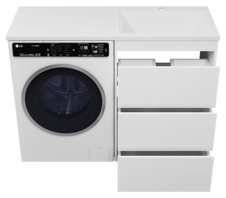 Тумба под стиральную машину Brevita Grafit 60 GRA-01060-023Я
