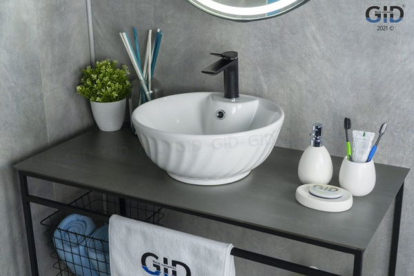 Раковина накладная (41х41) Gid N9074