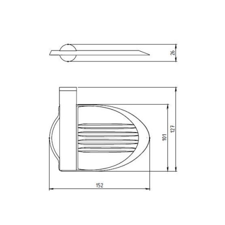 Мыльница Novaservis Metalia 2 6202.0