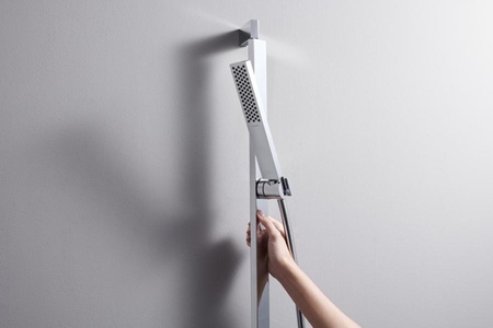 Душевая штанга 650 мм со шлангом Hansgrohe Unica E Puro 24404000 хром