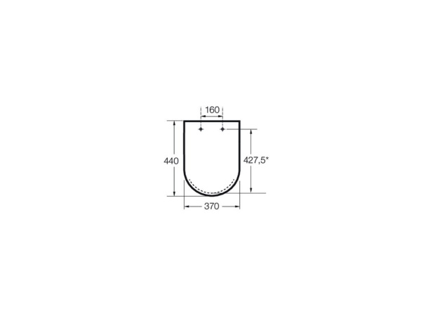 Крышка для чаши Roca Carmen Soft Close, supralit, белая 801B5200B
