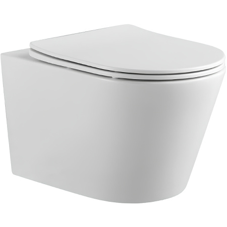 Унитаз подвесной безободковый Aquatek Вега AQ1905-00 микролифт