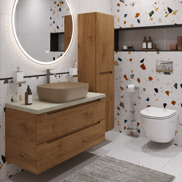 Тумба с раковиной BelBagno ETNA100RN-KEPMCO-1302H316 SET