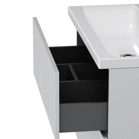 Тумба без раковины 80 см Am.Pm Gem M90FHX0802WG белый глянец