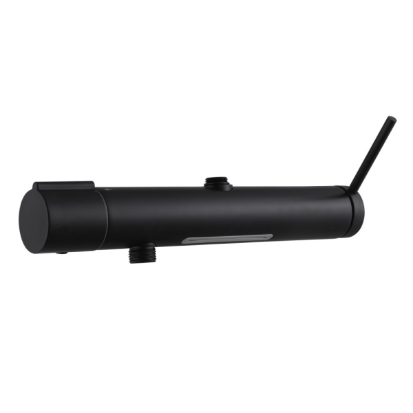 Душевая стойка ABBER Emotion AF8816BL с изливом, черный матовый Душевая стойка ABBER Emotion AF8816BL с изливом, черный матовый