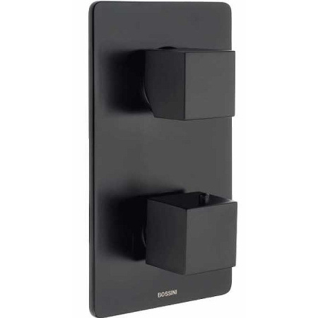 Смеситель для душа термостатический  Bossini Cube Z00061.073 черный матовый