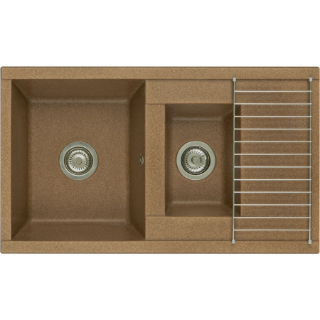 Кухонная мойка Aquaton Делия 87 1A716232DE270 терракот