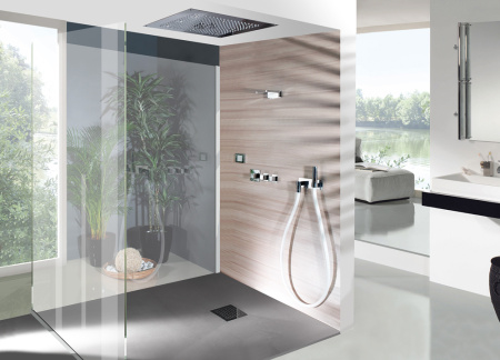 Излив каскадный для ванны и душа Bossini Bocca Cascata XL E88500.030 хром