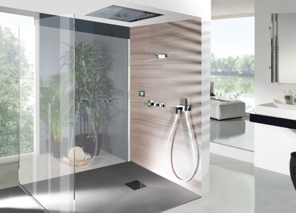 Излив каскадный для ванны и душа Bossini Bocca Cascata XL E88500.030 хром