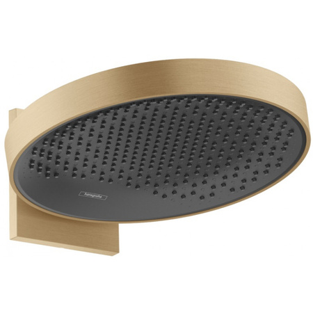 Верхний душ с кронштейном Hansgrohe Rainfinity 360 1jet 26230140 шлифованная бронза
