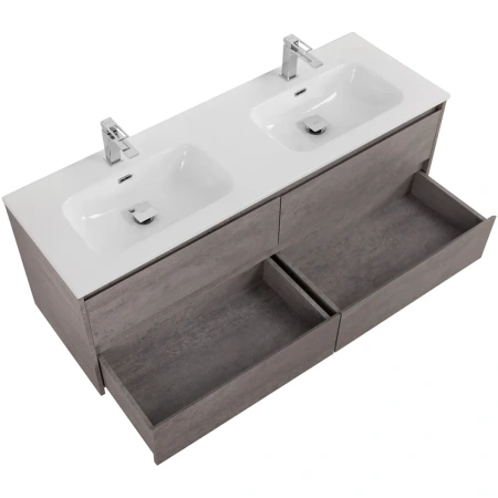 Тумба под раковину BelBagno Kraft 140 KRAFT-1400-4C-SO-2-CG Cemento Grigio
