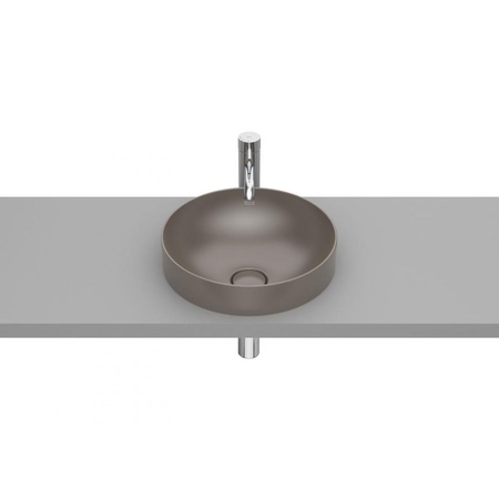 Раковина накладная (37х37) Roca Inspira round 32752R660 кофейный
