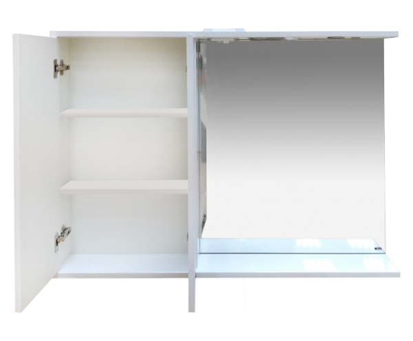 Зеркало-шкаф (120х80) Misty Куба 120 левый П-Куб-01120-011Л