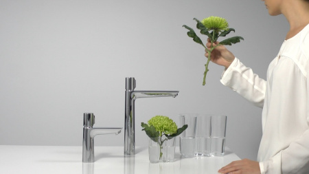 Смеситель для раковины с донным клапаном Hansgrohe Talis Select E 71752000 хром