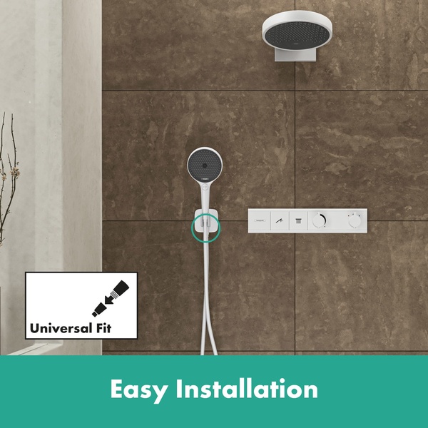 Подключение для шланга Hansgrohe Fixfit Q 26887700 белый матовый