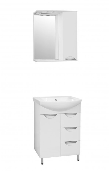 Тумба под раковину напольная Style Line Жасмин 70 ЛС-00000036 белый