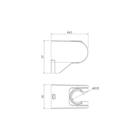 Держатель для лейки Milardo 360 (360CP00M53)