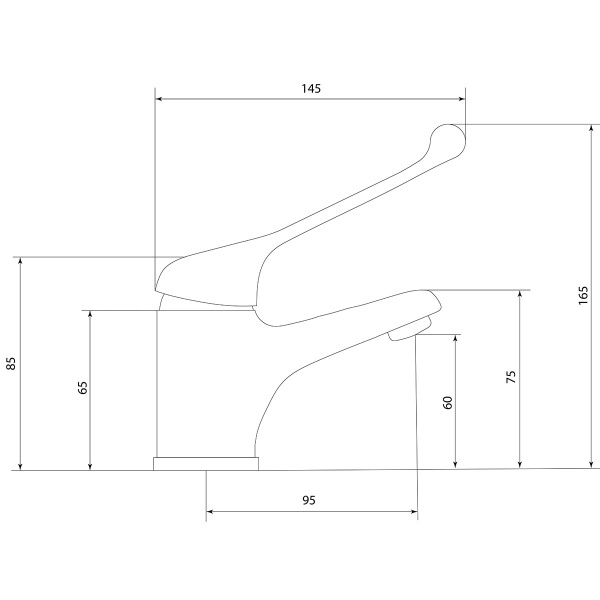 Смеситель для раковины Славен Хирург Х СЛ-ОД-Х10