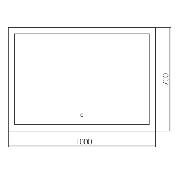 Зеркало (100х70) Silver Mirrors  Сарос ФР-00002185