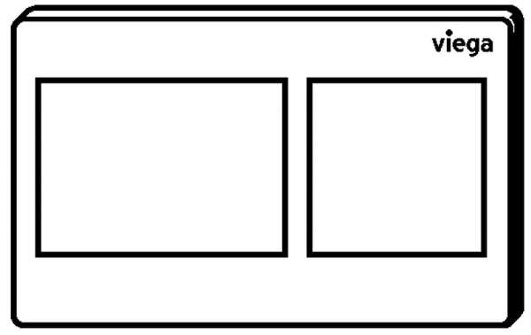 Клавиша смыва Viega Prevista Visign for Style 21 8611.1 773236