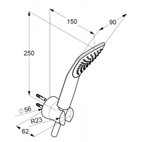 Душевой набор Kludi Fizz 6765087-00 Душевой набор Kludi Fizz 6765087-00