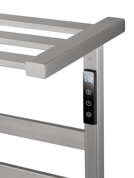 Полотенцесушитель электрический WONZON & WOGHAND FRANKFURT, брашированный никель WW-A1026-BR Полотенцесушитель электрический WONZON & WOGHAND FRANKFURT, брашированный никель WW-A1026-BR