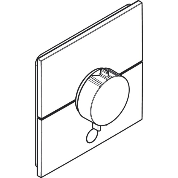 Термостат для душа на 2 потребителя Hansgrohe ShowerSelect Comfort E 15578700 белый матовый