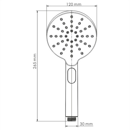 Ручной душ WasserKRAFT A127