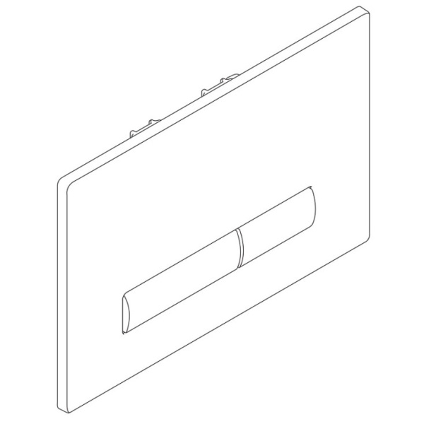 Кнопка смыва BelBagno GENOVA BB021-GV-NERO.M, черный матовый Tocco Morbido