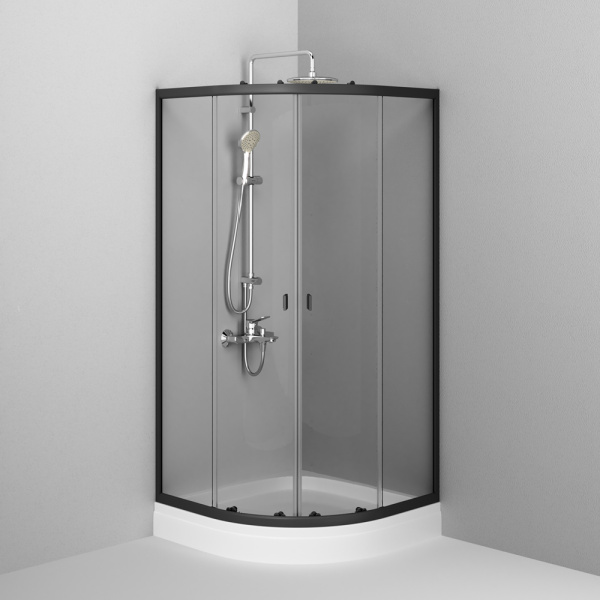 Душевой уголок с поддоном (80х80) Am.Pm X-Joy Twin Slide W88E-205-080BT64