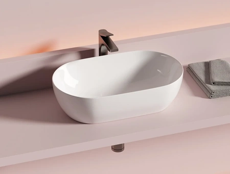 Раковина накладная (50х30) Ceramica Nova Twist CN12001