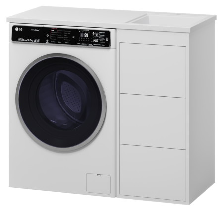 Тумба под стиральную машину Brevita Grafit 40 GRA-01040-023Я