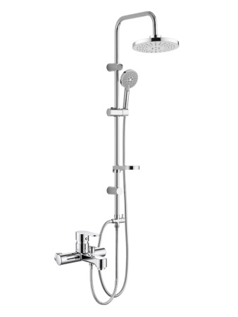 Душевая система с полимерным смесителем для ванны OneLife P07-822cr хром