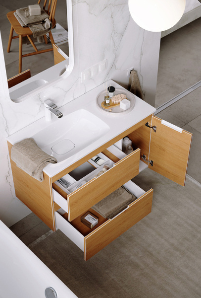 Тумба под раковину Aqwella Accent ACC0109LDZ коричневый