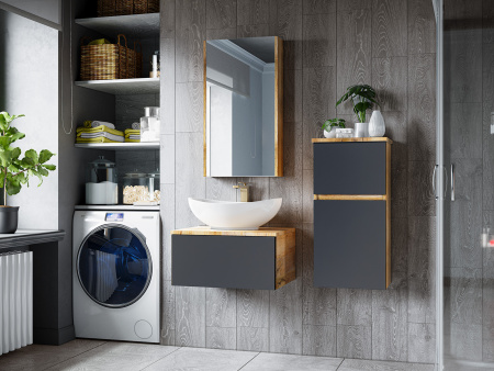 Зеркало-шкаф (45х80) Misty Ива 45 левый П-Ива04045-01Л