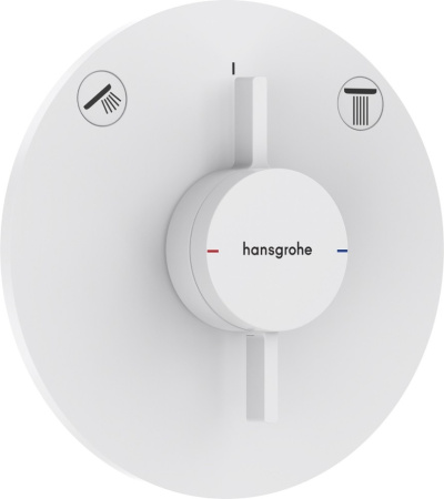 Смеситель для душа Hansgrohe DuoTurn S 75418700 матовый белый