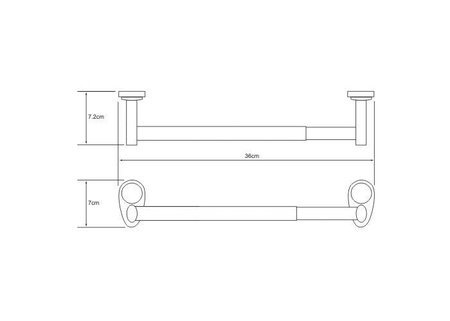 Держатель бумажных полотенец 32cm WasserKraft Main 9222D