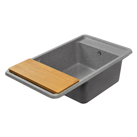 Кухонная мойка Aquaton Беллис 87 1A724832BS230 серый