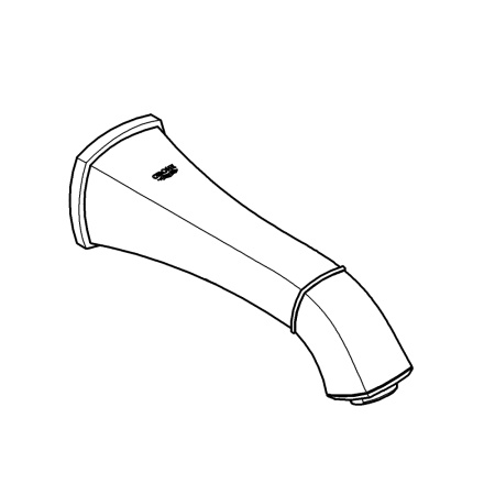 Излив для ванны Grohe Grandera 13341 IG0 (13341IG0) хром/золото