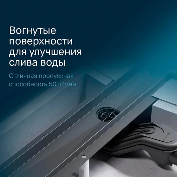 Душевой лоток 70 см Am.Pm MasterFlow W01SC-P11-070-01BM черный матовый