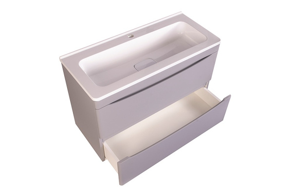 Тумба под раковину напольная Style Line Бергамо СС-00002323 серый