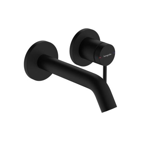 Смеситель для раковины встраиваемый Hansgrohe Tecturis S 73350670 черный матовый