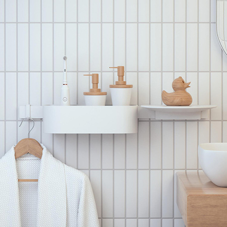 Корзина для хранения Hansgrohe WallStoris 27912700 белый матовый