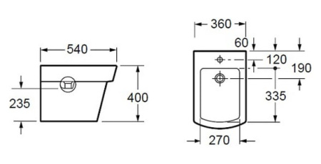 Биде напольное BelBagno Mattino BB1060B