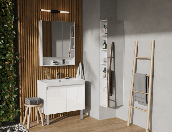 Тумба с раковиной Aquaton Сканди Doors 80 1A2829K0SD010