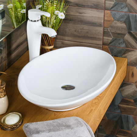 Раковина накладная (60,5х42) Melana E407-805