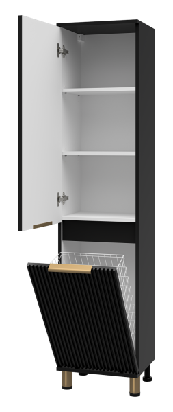 Пенал с бельевой корзиной Brevita Enfida 40    ENF-05040-020БкL